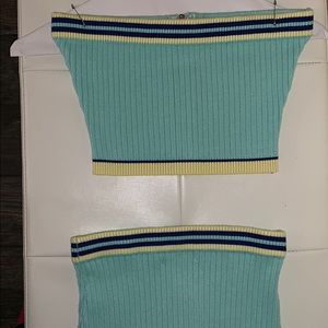 2 piece Halter top w/ Pencil Skirt